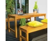 Holztisch aus Massivholz Garten